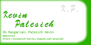 kevin palesich business card
